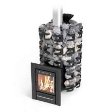 Печь для бани Семирамида Inox Люмина антрацит купить в Могилеве