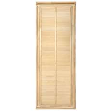 Дверь глухая с фольгой 1,9х0,7 м., липа Класс Б, коробка из липы Амазонка бай фото в Могилеве