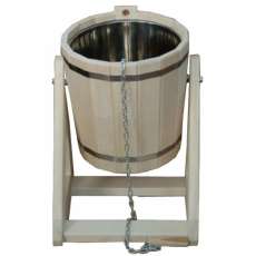 Обливное ведро  15 л с перел.устр нерж.вст ЛИПА ТЕРМО купить в Могилеве