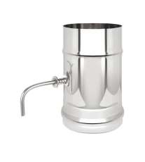 Шибер нерж. поворотный (AISI 430/0,5мм) купить в Могилеве