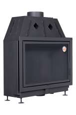 Каминная топка Экокамин Альфа 1000 B подовая черный шамот в Могилеве