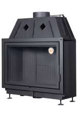 Каминная топка Экокамин Альфа 1000 B подовая черный шамот Амазонка бай фото в Могилеве