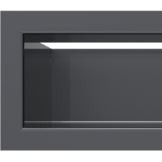 Решетка люфт 90х400 (черная) в Могилеве