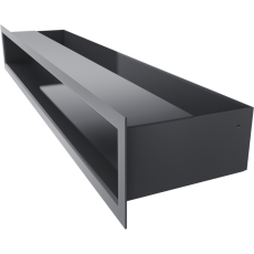 Решетка люфт 90х600 (черная) купить в Могилеве