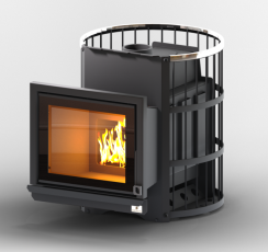 Печь для бани KRONOS КОЛИЗЕЙ 16 ВСЧ ПАНОРАМА Амазонка бай фото в Могилеве