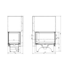Каминная топка KFD ECO iLUX 90 LH/RH в Могилеве