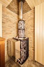 Купить стальную печь для бани KRONOS ГИГАНТ 24 ВС ПАНОРАМА Амазонка бай фото в Могилеве