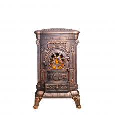 Чугунная ПЕЧЬ-КАМИН Везувий А-07 Медь в Могилеве