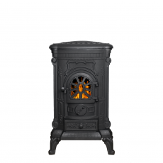 Чугунная ПЕЧЬ-КАМИН Везувий А-07 Антрацит в Могилеве