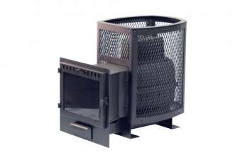 Печь банная Сибирь 22 Панорамная дверца, сетка купить в Могилеве