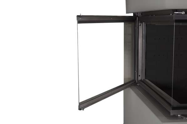 Камин Родос 900 ГРАФИТ, шамот черный в Могилеве