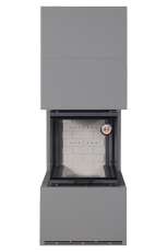 Камин Родос 900 ГРАФИТ, шамот белый в Могилеве