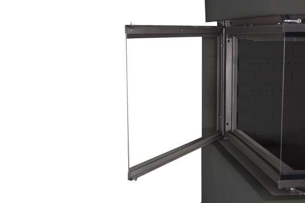 Камин Родос 900 ЧЕРНЫЙ, шамот черный в Могилеве