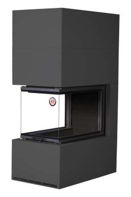 Камин Родос 900 ЧЕРНЫЙ, шамот черный в Могилеве