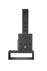 Камин МАДРИД на дровнике Гигант слева черный\белый шамот в Могилеве