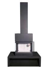 Камин МАДРИД на дровнике Гигант центральный черный\белый шамот в Могилеве