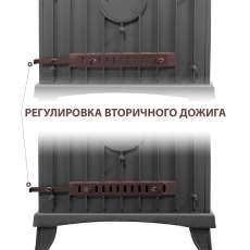 Печь-камин Везувий KZ-14Р Антрацит в Могилеве