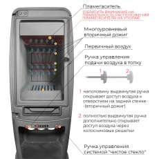 Печь-камин EVEREST S12M в Могилеве