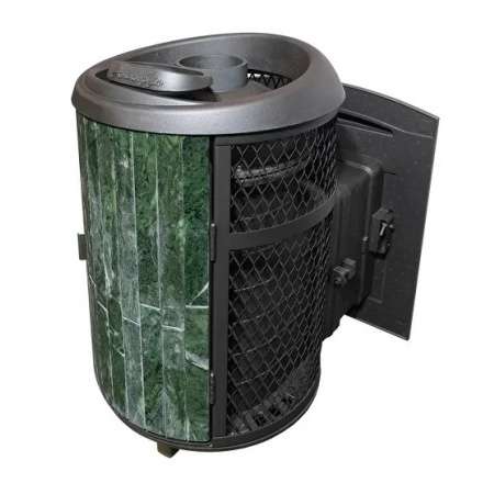 Банная печь ProMetall Атмосфера комбинированная сетка-ламель «Змеевик» в Могилеве