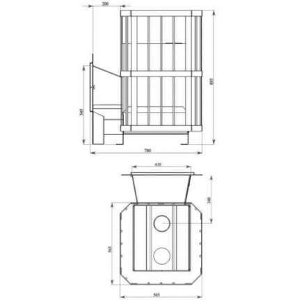 Печь банная Катунь со стеклом в Могилеве