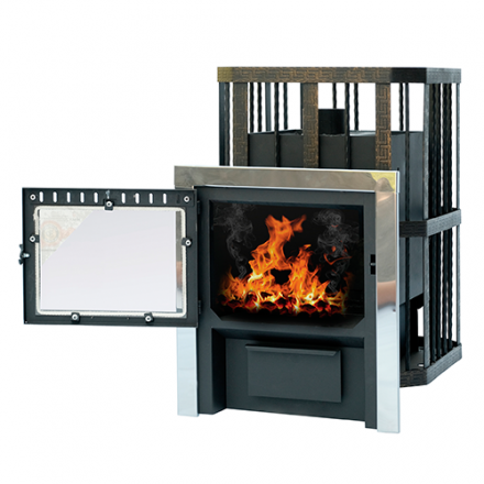 Печь банная Катунь со стеклом в Могилеве