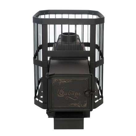 Печь банная чугунная СИБИРЬ 21 облегченная топка в Могилеве