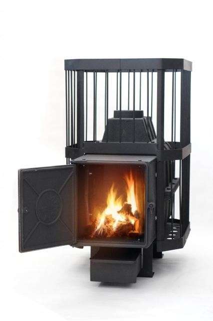 Печь банная чугунная CИБИРЬ-24 чугунная дверка (сетка) Амазонка бай фото в Могилеве