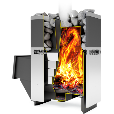 Печь для бани Теплодар Русь-18 ЛНЗП Профи в Могилеве