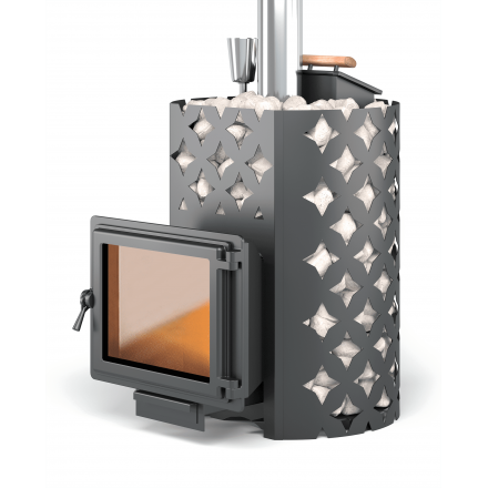 Банная печь ЭТНА 18 (Панорама) ЗК Амазонка бай фото в Могилеве