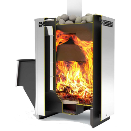 Печь для бани Теплодар Сахара-16 ЛНЗП Профи в Могилеве