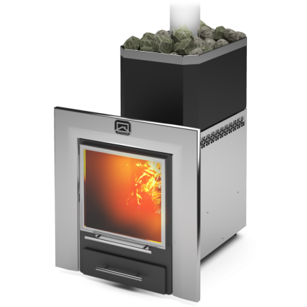 Печь для бани Теплодар Русь-12 ЛНЗП Профи Панорама Амазонка бай фото в Могилеве