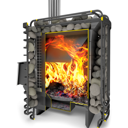 Печь для бани Теплодар Сибирский Утес-20 ЛП Профи в Могилеве