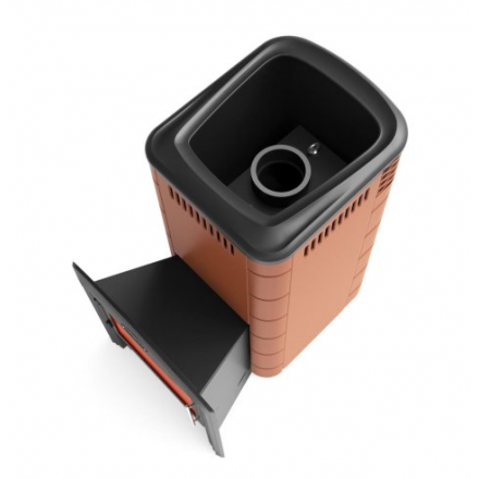 Печь для бани Термофор Каронада XXL Heavy Metal Витра терракота Амазонка бай фото в Могилеве