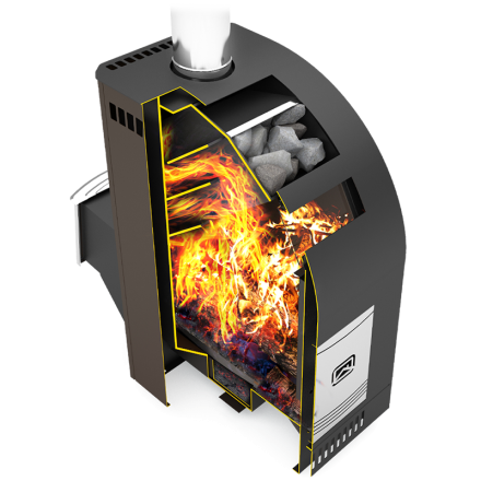 Печь для бани Теплодар Лагуна-12 ТК в Могилеве