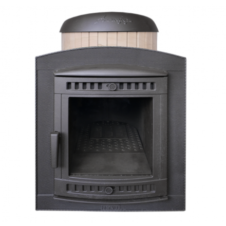 Банная печь ProMetall Атмосфера Про Ламели Окаменевшее дерево перенесённый рисунок Амазонка бай фото в Могилеве