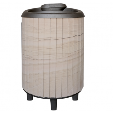 Банная печь ProMetall Атмосфера Про Ламели Окаменевшее дерево перенесённый рисунок в Могилеве