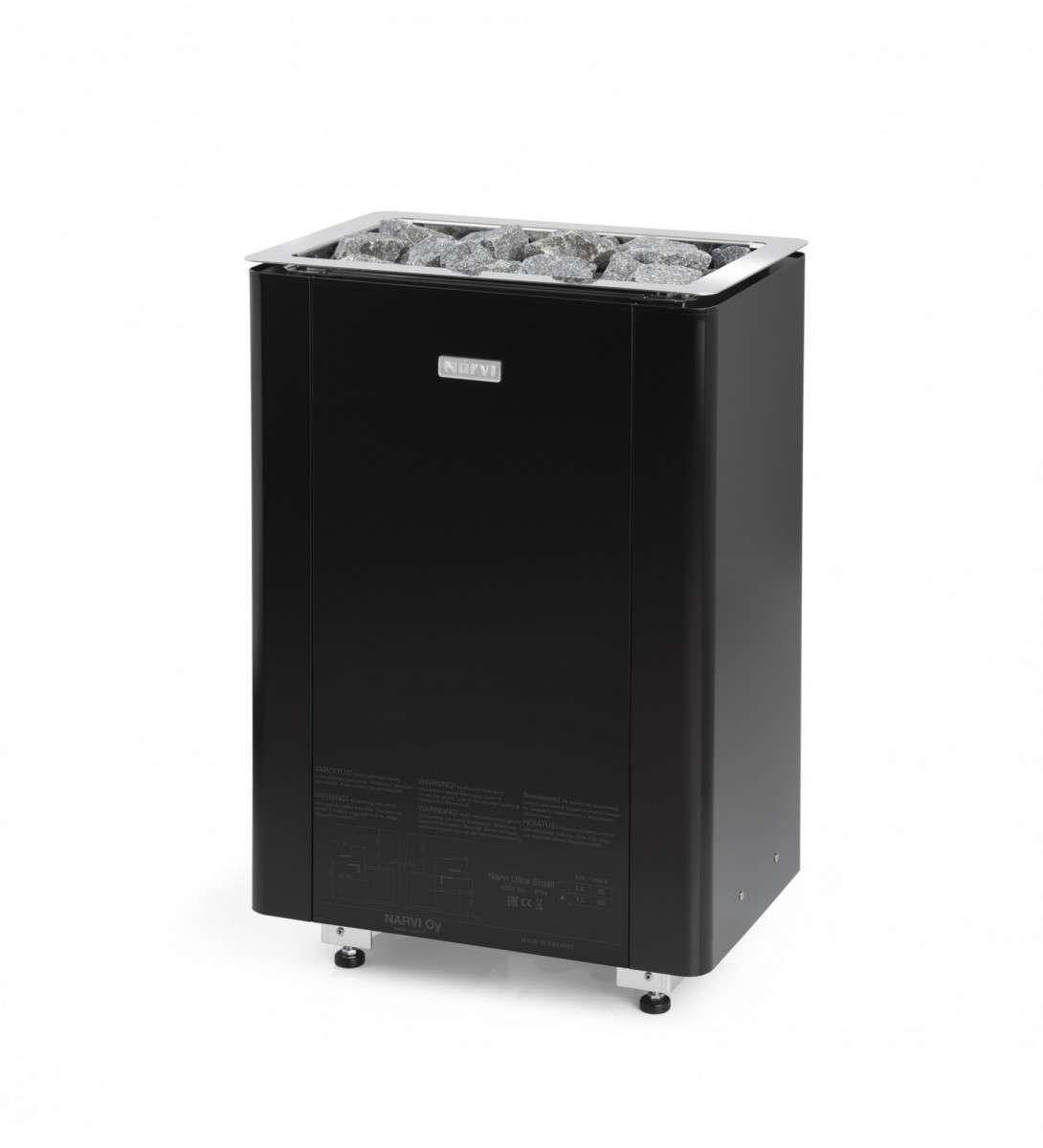 Электрическая печь Narvi Ultra Small чёрная 9 кВт Амазонка бай фото в Могилеве