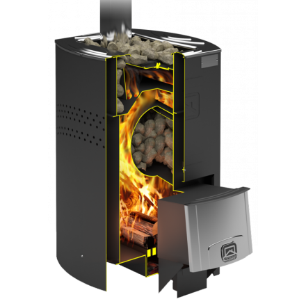 Печь для бани Теплодар Домна 20 ЛК в Могилеве