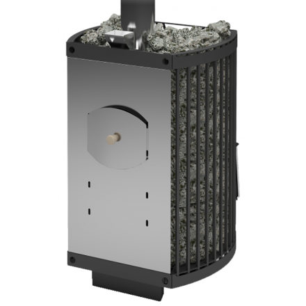 Печь для бани Теплодар Домна-Сетка 20 ЛК Панорама в Могилеве