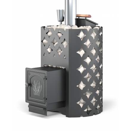 Банная печь ЭТНА 18 (ДТ-4) Закрытая каменка Амазонка бай фото в Могилеве