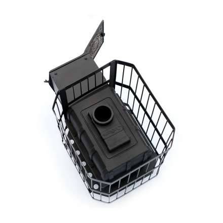 Печь банная чугунная СИБИРЬ-18 чугунная дверка (сетка) в Могилеве