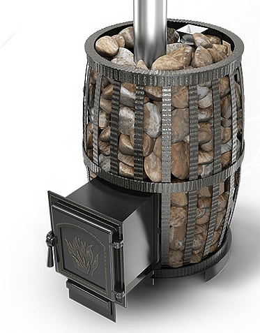 Печь для бани Везувий Легенда Русский Пар Ковка 24 (271) в Могилеве