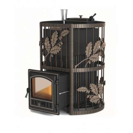 Печь для бани Везувий Эверест Ковка 24 (280) закрытая каменка Амазонка бай фото в Могилеве