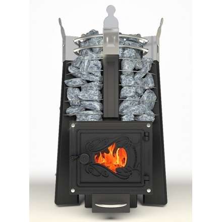 Печь для бани Добросталь Августа стоун стронг со стеклянной дверкой Амазонка бай фото в Могилеве