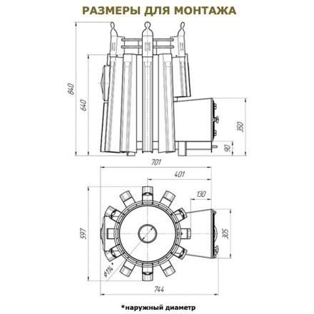 Печь для бани Добросталь Екатерина Великая в Могилеве