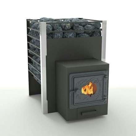 Печь для бани Добросталь Жара-люкс 20 дверка со стеклом Амазонка бай фото в Могилеве