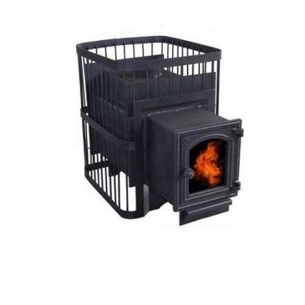 Печь банная ComfortProm РЕТРО  СТАЛЬ 8 мм стекло 26 м3 купить в Могилеве