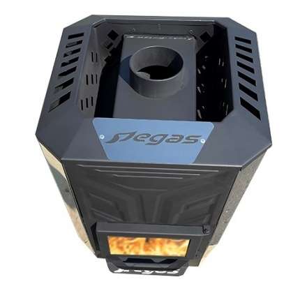 Банная печь Пегас 26 эконом короткая топка со стеклом конвекция в Могилеве