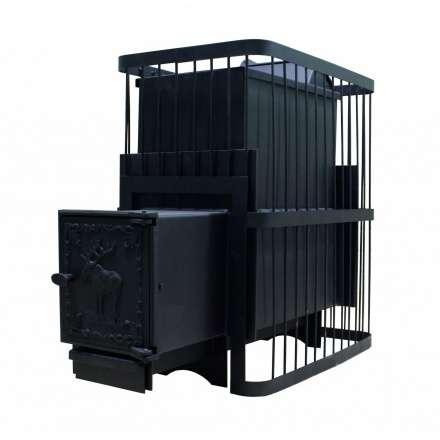 Печь банная ComfortProm РЕТРО СТАЛЬ 8 мм закр. каменка 20 м3 купить в Могилеве