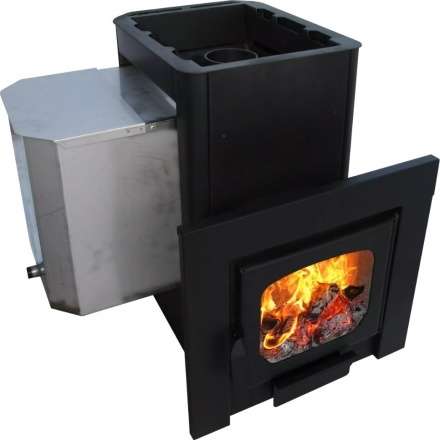 Печь для бани Варвара Мини  навесная панор. дверь купить в Могилеве